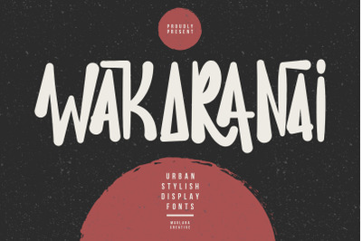 Wakaranai Urban Display Font