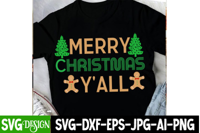 Merry Christmas Yall t-shirt design christmas t-Shirt design,christmas