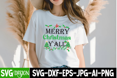 Merry Christmas Yall t-shirt design christmas t-Shirt design,christmas