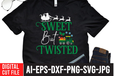 Sweet But Twisted t-shirt design&2C; christmas t-Shirt design&2C;christmas s