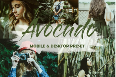 10 Vintage Avocado Mobile Lightroom Presets