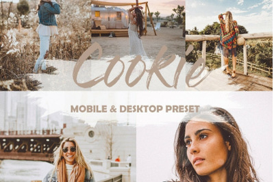 10 Warm Cookie Mobile Lightroom Presets