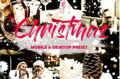 10 Christmas Mobile Lightroom Presets