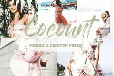 10 Bright Cocount Mobile Lightroom Presets