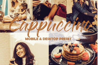 10 Sunset Cappuccino Mobile Lightroom Presets