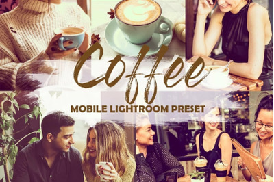 10 Orange Coffee Mobile Lightroom Presets