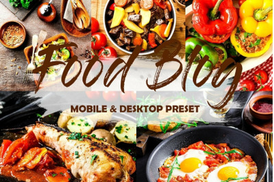 10 Food Blog Mobile Lightroom Presets