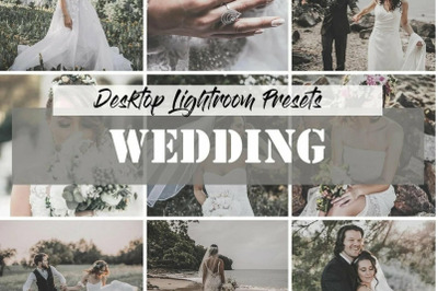 10 Wedding Desktop Lightroom Presets