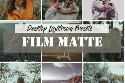 10 Film Matte Desktop Lightroom Presets