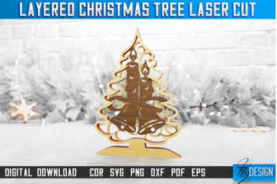 Layered Christmas Tree | Christmas Dcor | Holidays | 3D Christmas Tree