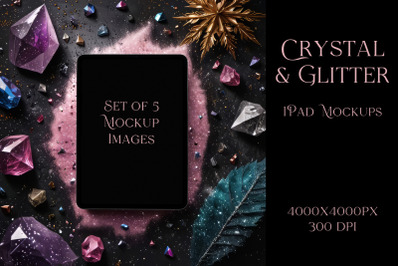 Crystal &amp;amp; Glitter IPad E-Book Mockups