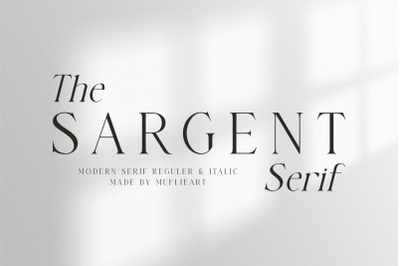 The Sargent Serif