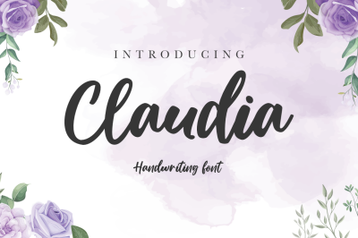 Claudia - Handwiriting Font