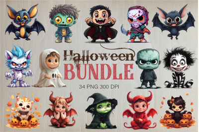 Big bundle of Halloween characters.