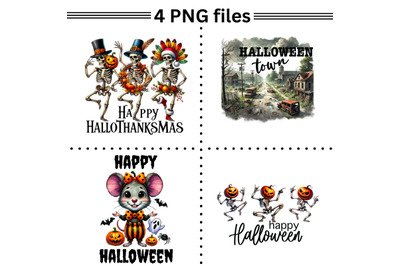 Halloween PNG Designs, Instant Download for Crafting, Transparent Prin