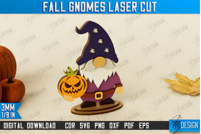 Fall Gnomes | Halloween | Garden Decor | Porch Decor | CNC