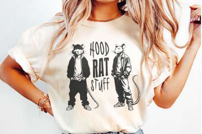 Hood Rat Stuff Digital Download, Printable Graphic, Transparent PNG, T