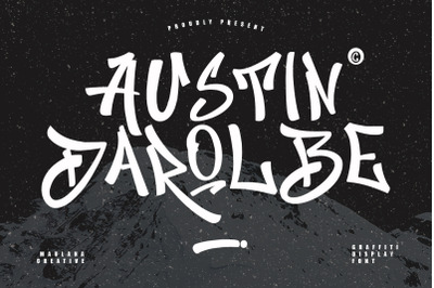 Austin Darolbe Graffiti Brush Font