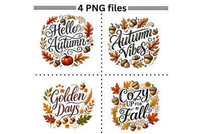 Hello Autumn Quotes, Transparent Digital Downloads, Autumn Vibes, Cozy