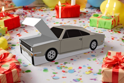 Car favor - 3d papercraft