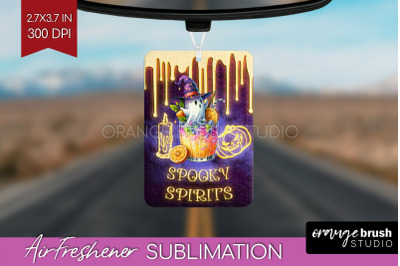 Neon Halloween Air Freshener PNG - Cocktail Car Freshener