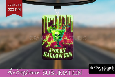 Neon Halloween Air Freshener PNG - Cocktail Car Freshener