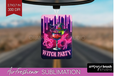 Neon Halloween Air Freshener PNG - Cocktail Car Freshener