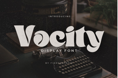 Vocity - Display Font