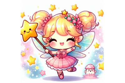 Fairy with a star-shaped wand