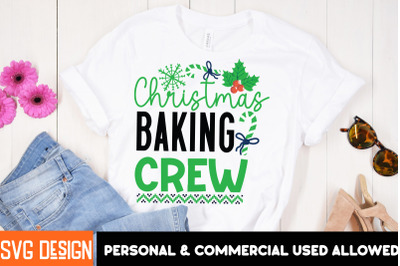 Christmas Baking Crew t-shirt design