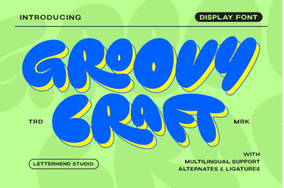 Groovy Craft Display Font