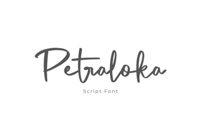 Petraloka Brush Script Font