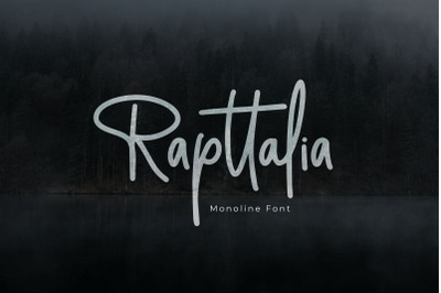 Rapttalia Monoline Handwriting Font