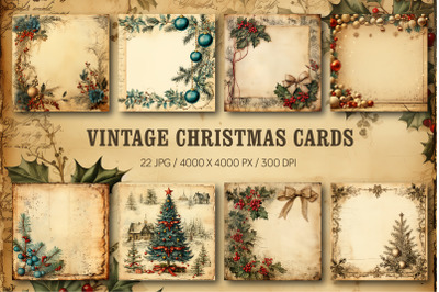 Vintage Christmas cards. Xmas cards.