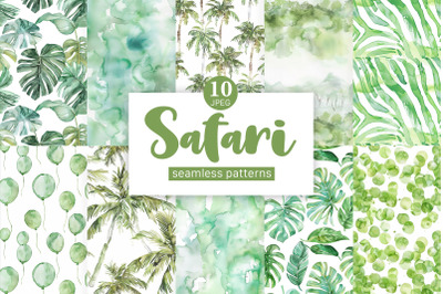 Safari Digital Papers | Nursery Pattern