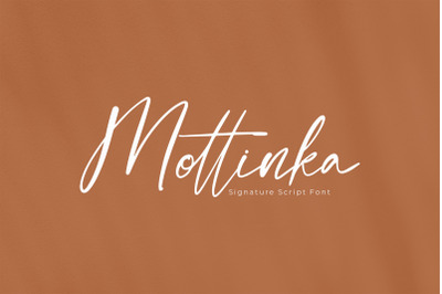 Mottinka Signature Script Font