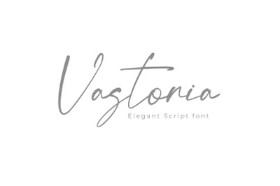 Vastoria Elegant Script Font