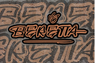 BERETTA Graffiti Font