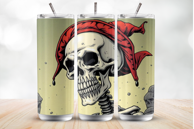 Pirate 20 Oz Sublimation Tumbler Wrap