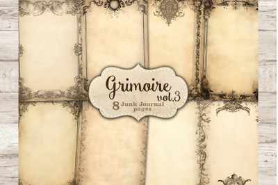 Grimoire Junk Journal Paper | Vintage Ephemera