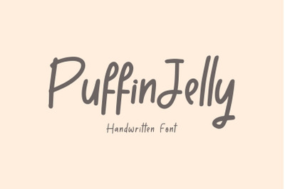 Puffin Jelly Handwriting Font