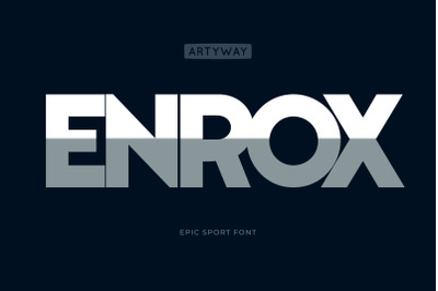 Heavy Sporty Headline Font