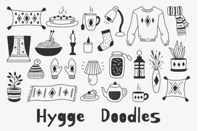 Hygge Doodles PNG Clipart