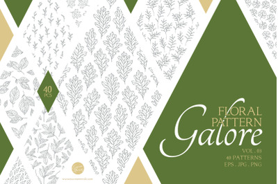 Floral Pattern Galore Vol 03 - a Leafy Collection