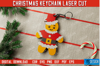 Christmas Keychain | Keychain Template | Christmas Gift Idea