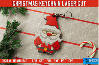 Christmas Keychain | Keychain Template | Christmas Gift Idea