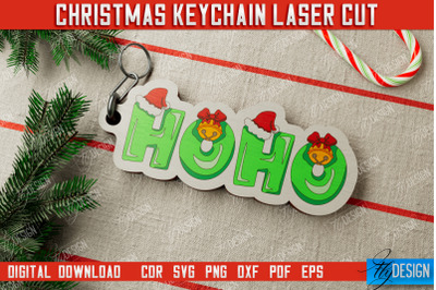 Christmas Keychain | Keychain Template | Christmas Gift Idea