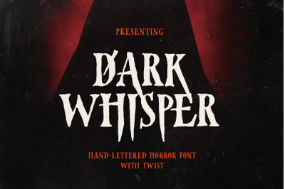 Dark Whisper - Serif Horror Font