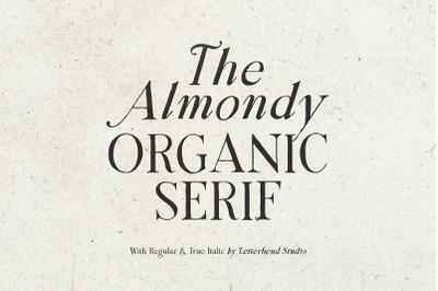 The Almondy Organic Serif