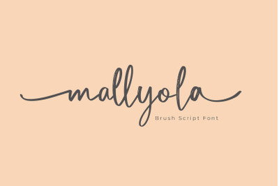 Mallyola Brush Script Font